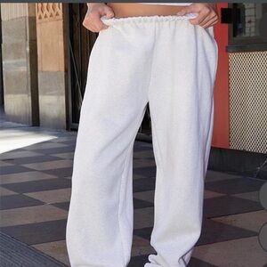 Brandy Melville Cream Sweatpants